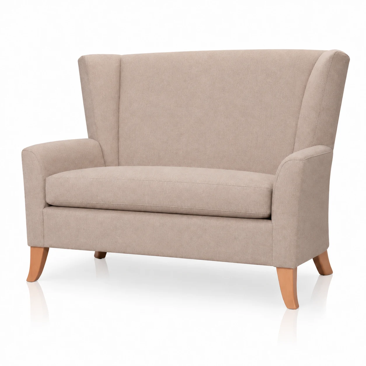 Hampstead 2, Two-seat wingback sofa matching the Hampstead 1 armchair