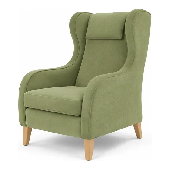 Kala High Back with Wings, High wingback with curved arms