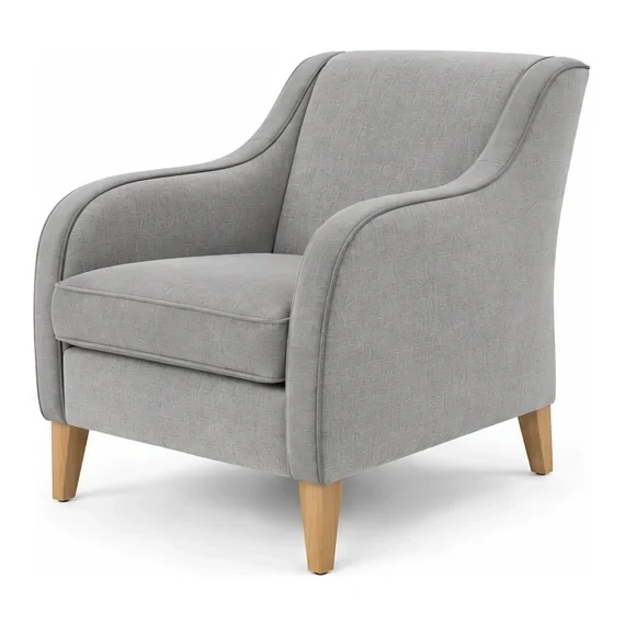 Kala Medium Back, Upholstered medium back with gently curved arms