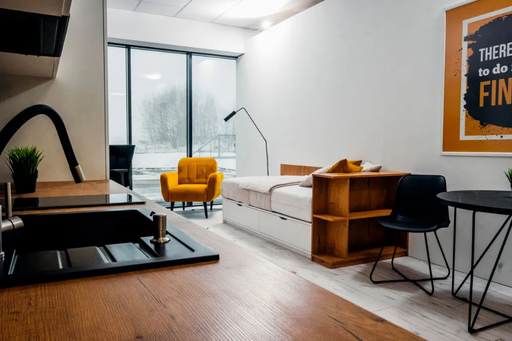 Student Accommodation Furniture, interior example 1